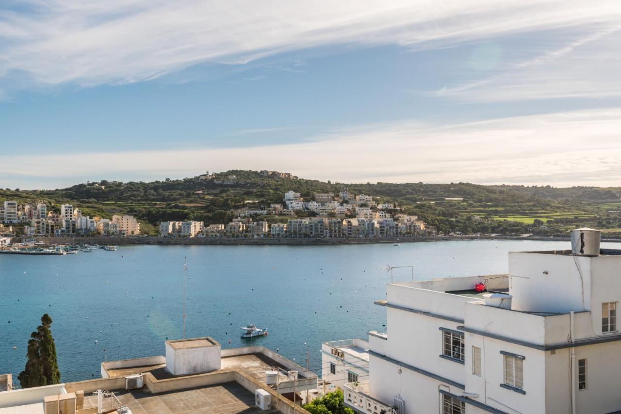 Bayview 2 Bedroom Seaview Apartment With Large Terrace With Panoramic Views - By Getawaysmalta San Pawl il-Baħar Zewnętrze zdjęcie